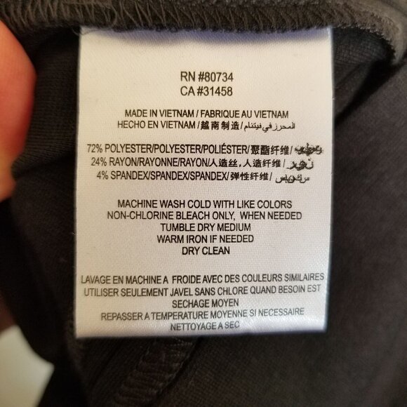 BCBGeneration Double Zipper Black Mini Skirt Sz 6 - Picture 6 of 7